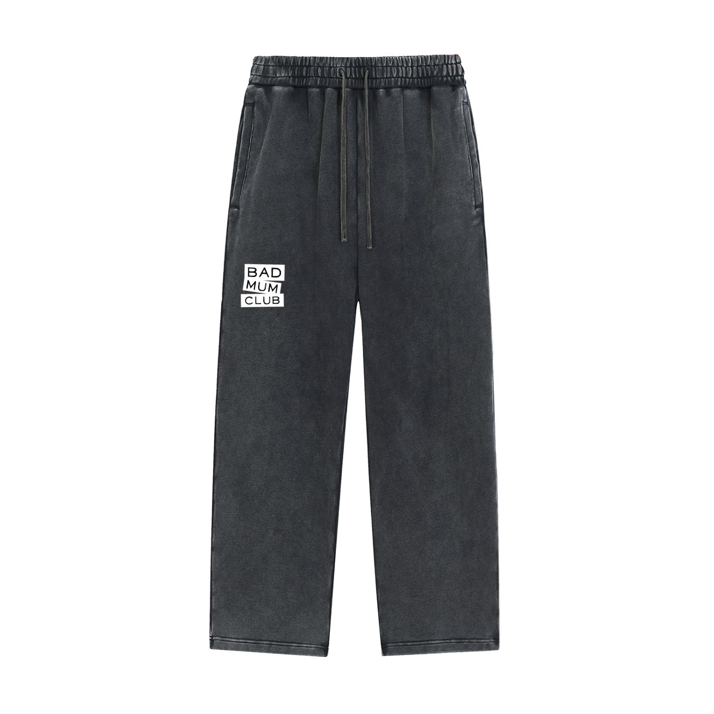 Snow Wash Heavyweight Sweatpants - White Type Logo