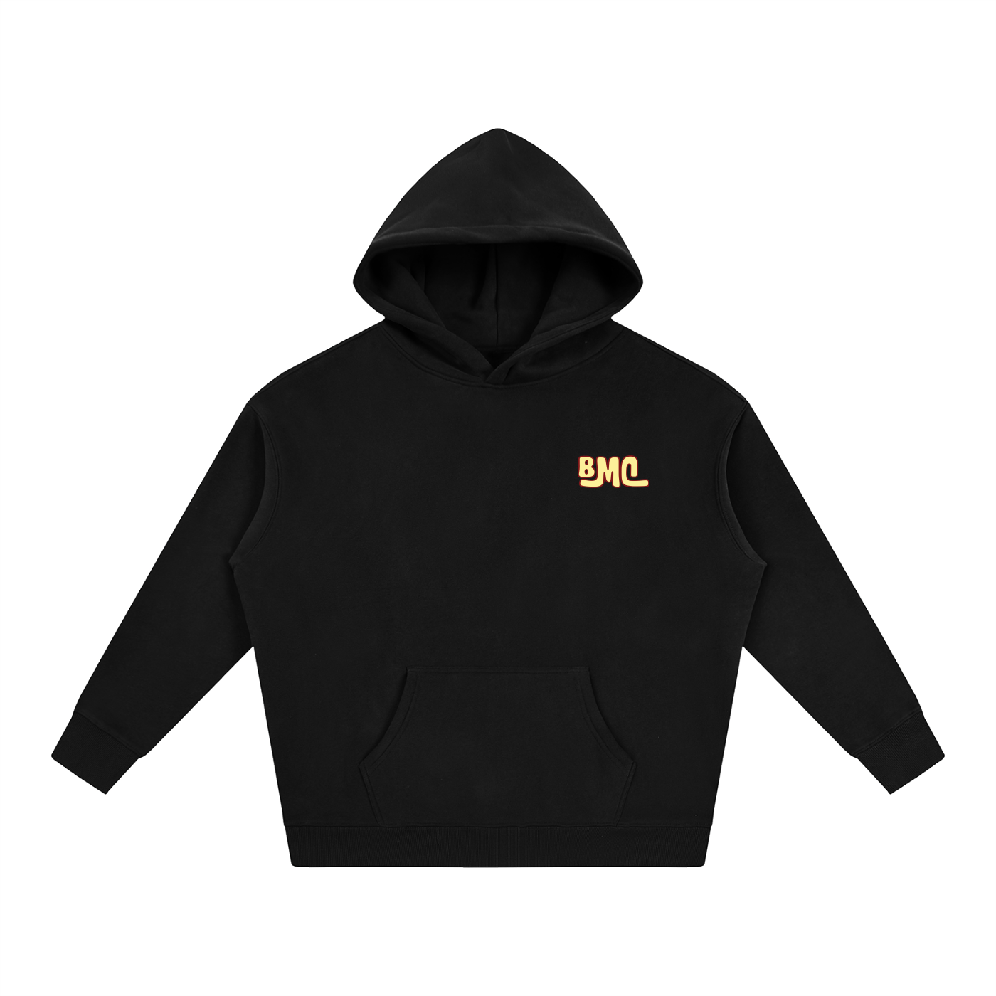 Oversize Fleeced Hoodie - Groovy Logo
