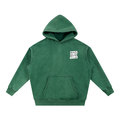 Snow Wash Oversize Hoodie - White Type Logo