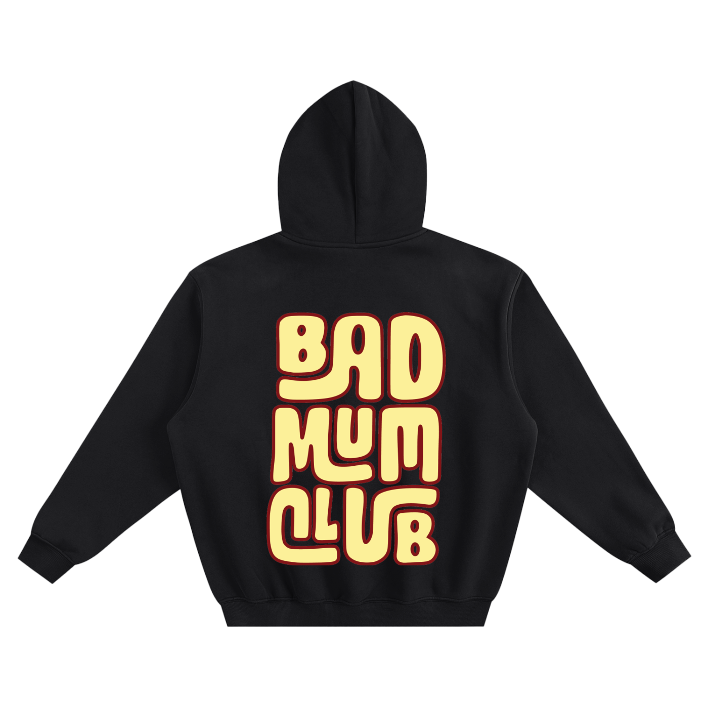 Fleeced Boxy Hoodie - Groovy Logo