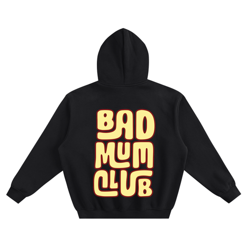 Fleeced Boxy Hoodie - Groovy Logo