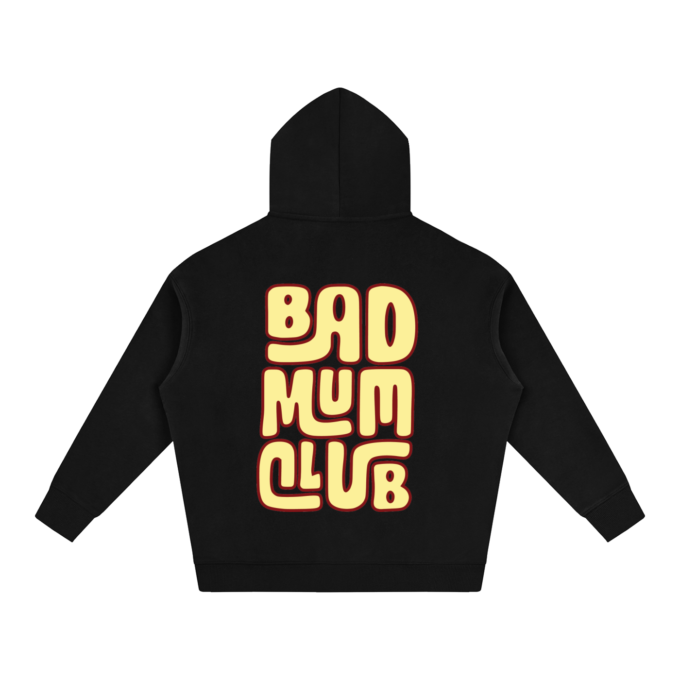 Oversize Fleeced Hoodie - Groovy Logo