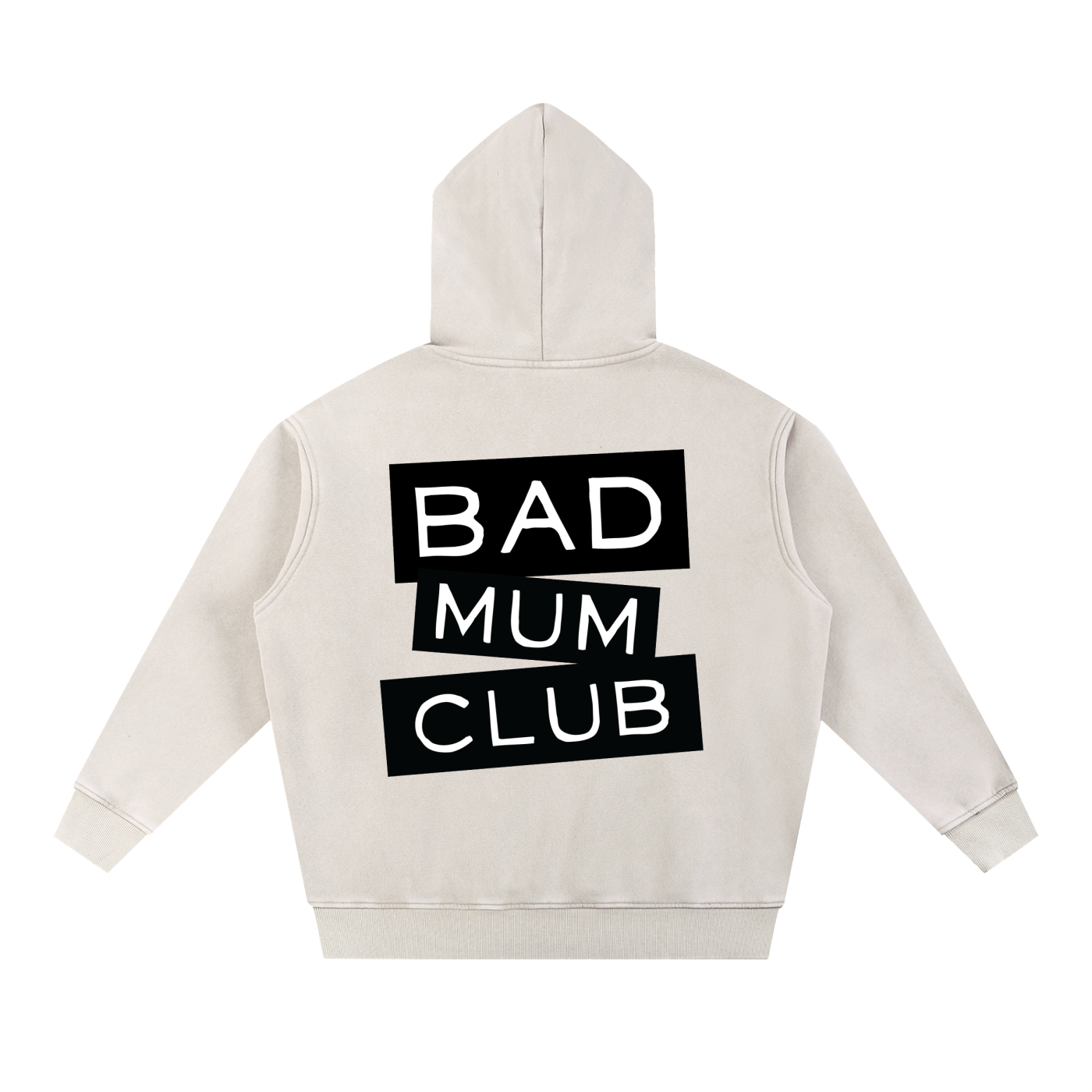 Snow Wash Oversize Hoodie - Apricot/Black