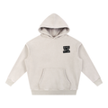 Snow Wash Oversize Hoodie - Apricot/Black