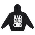 Fleeced Boxy Hoodie - White Logo
